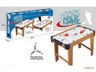 WOODEN HOCKEY TABLE GAME