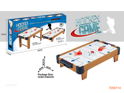 WOODEN HOCKEY TABLE GAME