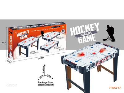 WOODEN HOCKEY TABLE GAME