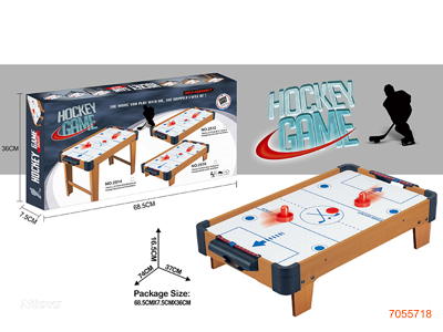 WOODEN HOCKEY TABLE GAME