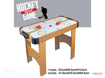 WOODEN HOCKEY TABLE GAME