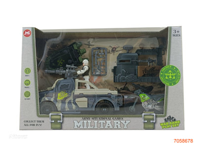 MILITARY SET W/LIGHT/SOUND/3*AG13 BATTERIES