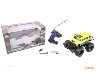 1:16 4 CHANNEL R/C CAR W/LIGHT,W/3.7V BATTERY PACK/USB CABLE,W/O 2*AA BATTERIES IN CONTROLLER 2COLORS