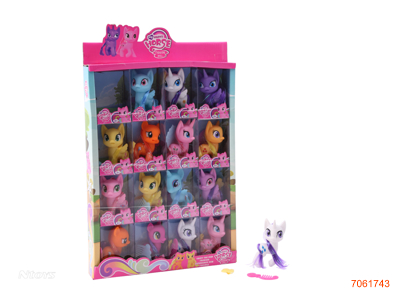 VINYL HORSE 16PCS/DISPLAY BOX