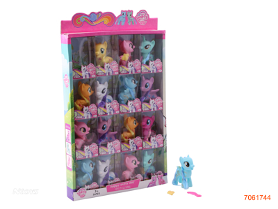 VINYL HORSE 16PCS/DISPLAY BOX