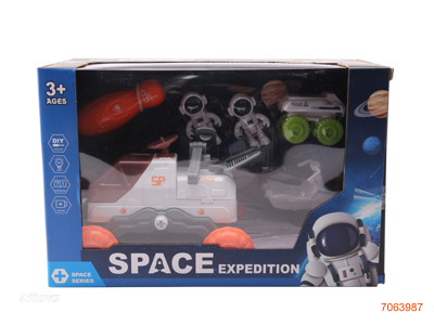 OUTER SPACE PARK SET W/LIGHT/MUSIC W/O 2*AAA BATTERIES
