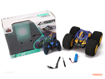 2.4G R/C CAR W/LIGHT/3.7V 1300MAH BATTERY PACK IN CAR/USB CABLE W/O 2*AA BATTERIES IN CONTROLLER 2COLOURS