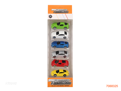 FREE WHEEL DIE-CAST CAR 6PCS