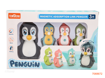 B/O PENGUIN W/MUSIC W/O 2AA BATTERIES IN GREAT PENGUIN 2COLOURS