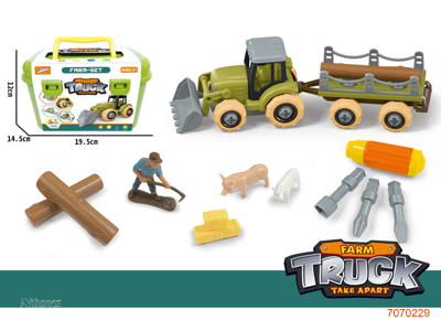 ASSEMBLING FREE WHEEL FARM TRUCK SET