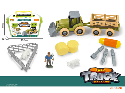 ASSEMBLING FREE WHEEL FARM TRUCK SET