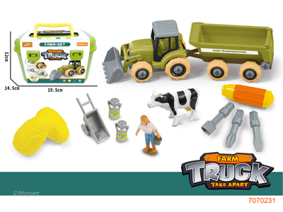 ASSEMBLING FREE WHEEL FARM TRUCK SET