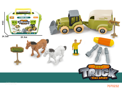 ASSEMBLING FREE WHEEL FARM TRUCK SET