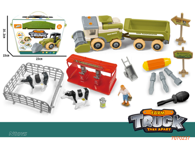 ASSEMBLING FREE WHEEL FARM TRUCK SET