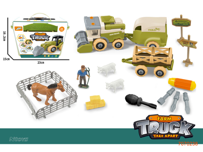 ASSEMBLING FREE WHEEL FARM TRUCK SET