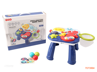 2IN1 GAME TABLE W/LIGHT/SOUND/MUSIC W/O 3*AAA BATTERIES 2COLOURS