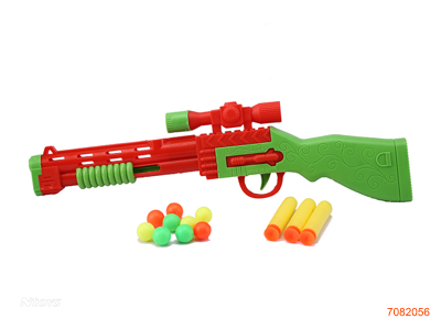 2IN1 SOFT BULLET GUN BALL GUN 2COLOURS