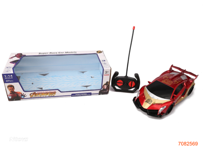 27MHZ 1:14 4CHANNELS R/C CAR W/O 4*AA BATTERIES IN CAR/2*AA BATTERIES IN CONTROLLER