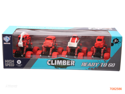 P/B FIRE TRUCK 4PCS