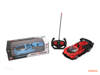 27MHZ 1:18 4CHANNELS R/C CAR W/LIGHT W/O 3*AA BATTERIES IN CAR/2*AA BATTERIES IN CONTROLLER 2COLOURS