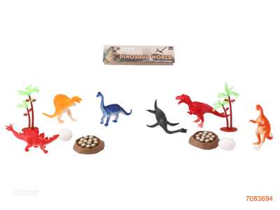 DINOSAUR SET 6PCS 2ASTD