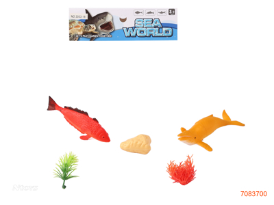 MARINE ANIMAL SET 5PCS