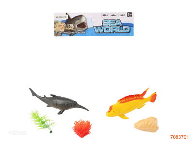 MARINE ANIMAL SET 5PCS