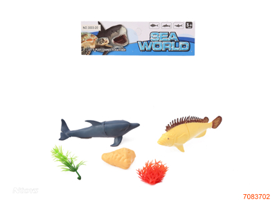 MARINE ANIMAL SET 5PCS