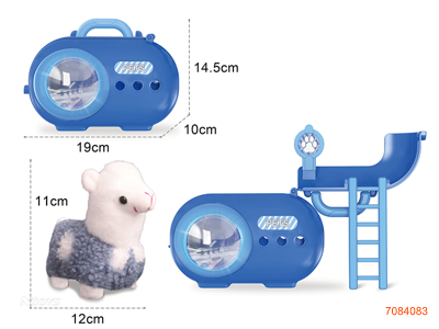 PET CAGE SET W/LIGHT/3*AG13 BATTERIES