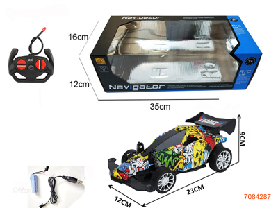 27MHZ 1:16 4CHANNELS R/C CAR W/LIGHT/3.7V BATTERY PACK IN CAR/USB CABLE W/O 2*AA BATTERIES IN CONTROLLER