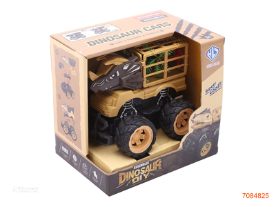 F/P ASSEMBLING DINOSAUR CAR SET 8ASTD