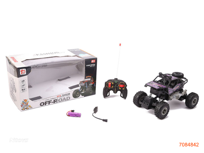 2.4G 1:14 4CHANNELS R/C CAR W/LIGHT/3.7V BATTERY PACK IN CAR/USB CABLE W/O 2*AA BATTERIES IN CONTROLLER 3COLOURS