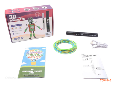 3D PRINT PEN W/5V DC USB CABLE 2COLOURS