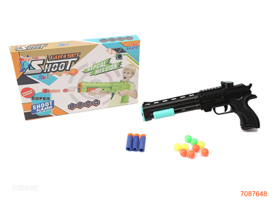 SOFT BULLET BALL GUN 2COLOURS