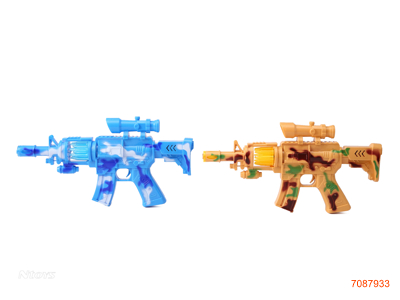 SOUND GUN W/LIGHT/SOUND W/O 3*AA BATTERIES 2COLOURS