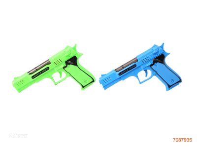 SOUND GUN W/LIGHT/SOUND W/O 2*AA BATTERIES 2COLOURS