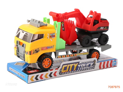 F/P CONSTRUCTION ENGINE TRUCK W/1PCS FREE WHEEL CONSTRUCTION ENGINE TRUCK