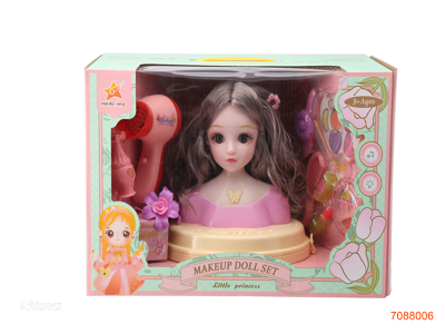 HALF OF FASHION DOLL SET W/LIGHT/MUSIC/3*AG13 BATTERIES