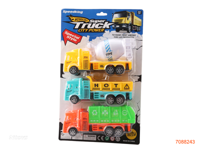 F/P CONSTRUCTION ENGINE TRUCK 3PCS