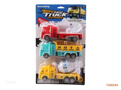 F/P CONSTRUCTION ENGINE TRUCK 3PCS