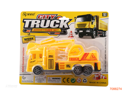 F/P CONSTRUCTION ENGINE TRUCK 2COLOURS