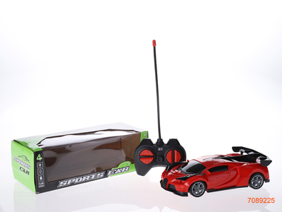 1:24 4CHANNELS R/C CAR W/O 3*AA BATTERIES IN CAR/2*AA BATTERIES IN CONTROLLER 2COLOURS