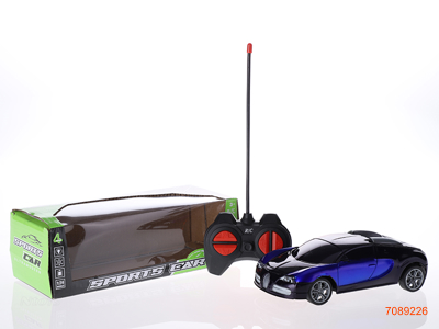 1:24 4CHANNELS R/C CAR W/O 3*AA BATTERIES IN CAR/2*AA BATTERIES IN CONTROLLER 2COLOURS