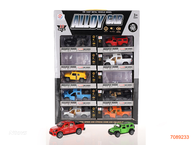 1:38 PULL BACK DIE-CAST CAR 10PCS/DISPLAY BOX 10ASTD