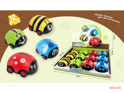 P/B CAR 12PCS/DISPLAY BOX 4ASTD