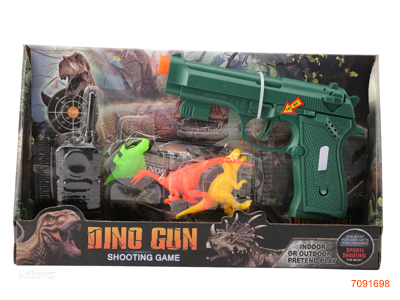 SOUND GUN SET W/LIGHT/3*AG13 BATTERIES