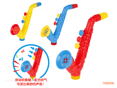 WHISTLE SAXOPHONE CANDY TOYS 3COLOURS