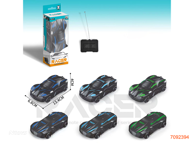 27MHZ 2CHANNELS R/C CAR W/O 2*AA BATTERIES IN CAR/2*AA BATTERIES IN CONTROLLER 2ASTD 3COLOURS