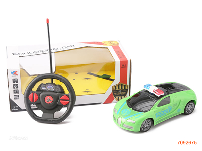 27MHZ 1:18 4CHANNELS R/C CAR W/LIGHT W/O 3*AA BATTERIES IN CAR/2*AA BATTERIES IN CONTROLLER