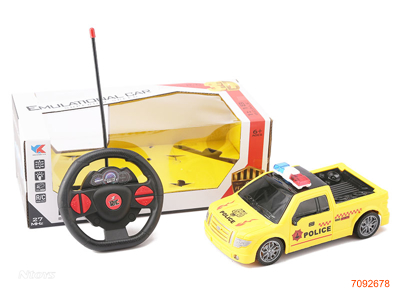 27MHZ 1:18 4CHANNELS R/C CAR W/LIGHT W/O 3*AA BATTERIES IN CAR/2*AA BATTERIES IN CONTROLLER